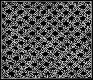 Knitting pattern 391 - Illustrazione originale da Encyclopedia of Needlework di T. Dillmont 1884